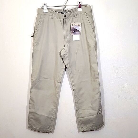 Columbia Sportswear Company women's Khaki beige pants NWT size 12 - Picture 1 of 13